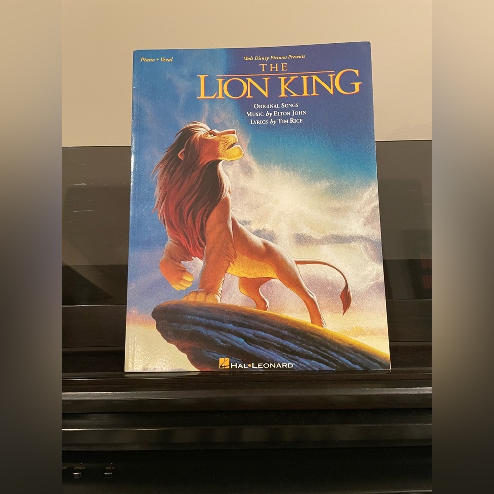Music Books/Sheet Music for Disney Movies, Bundle of 2